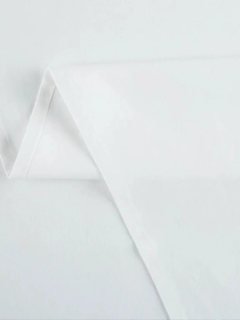 60” x 84” White Cotton Blend Tablecloth - Classic Dining by Mainstays